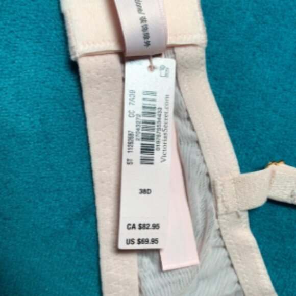 Victoria's Secret Dream Angels Wicked Wildflower Embroidery Unlined Bra 38D Set - Picture 11 of 16